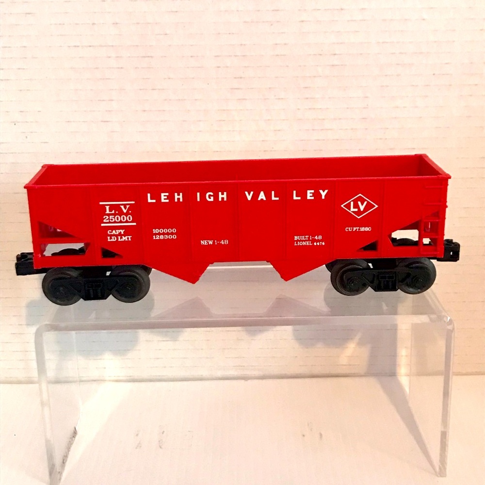 Vintage Lionel Trains Lehigh Valley Hopper Car No. 6476